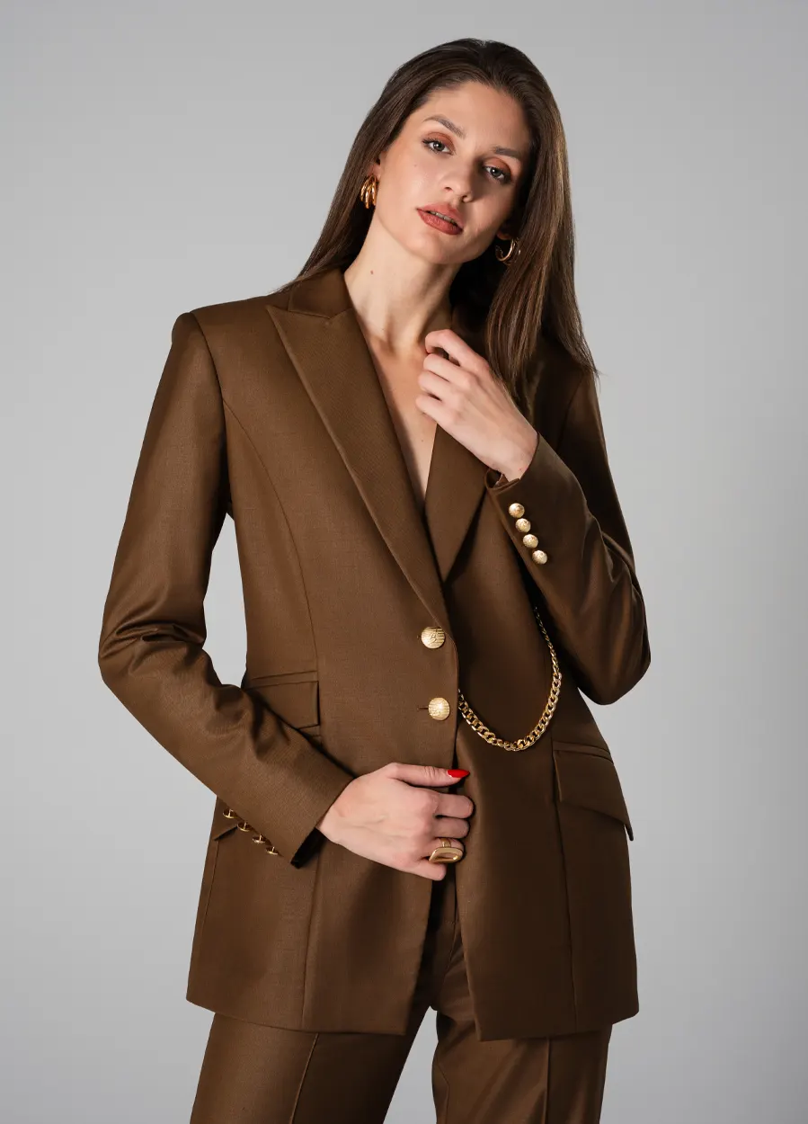 Blazer Cindy Brown - Statement komad snažnog karaktera