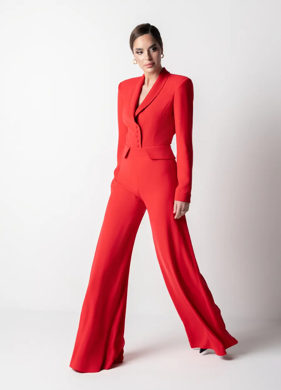 Jumpsuit Elena Red - Snaga, strast i nepogrešiva elegancija